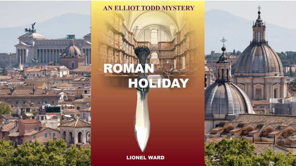 roman holiday cover on rome skyline